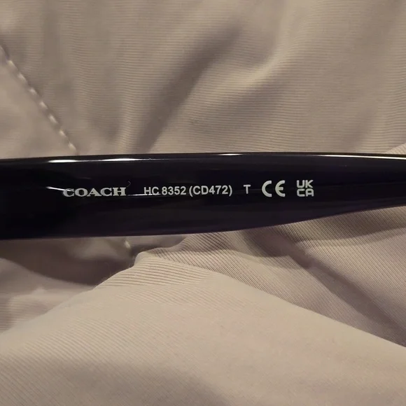 Coach Blue Transparent Sunglasses brand new in case - Picture 7 of 14